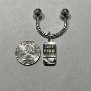 Diet‎ Pepsi Silver Keychain